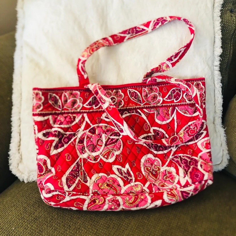 Vera Bradley Rosies Posies retired pattern medium-large tote bag